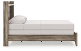 Elbrim Brown Queen Panel Bed profile side view