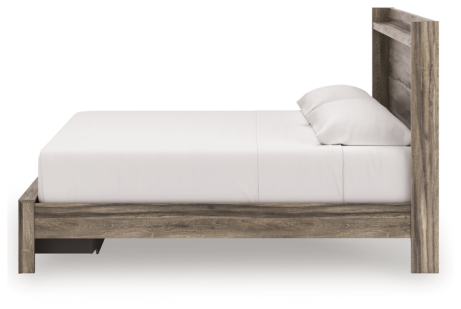 Elbrim king panel storage bed side alternative angle