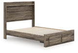 Close-up of Elbrim bed panel headboard with LED lighting
