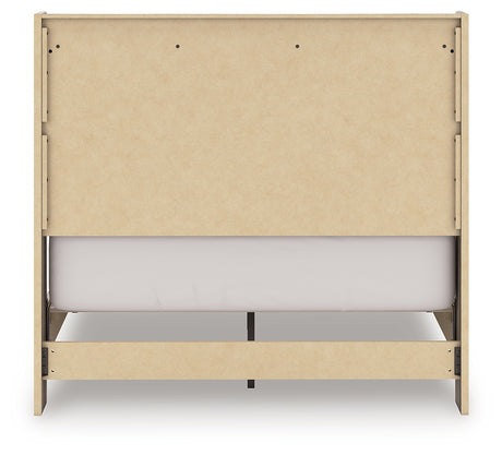 Back view of Elbrim full panel bed