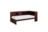 Rowe Dark Cherry Youth Bedroom Set bed and nightstand detail