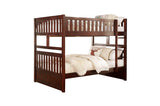 Rowe Dark Cherry Captains Bed with Trundle