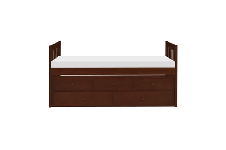 Rowe Dark Cherry Youth Bedroom Nightstand side view