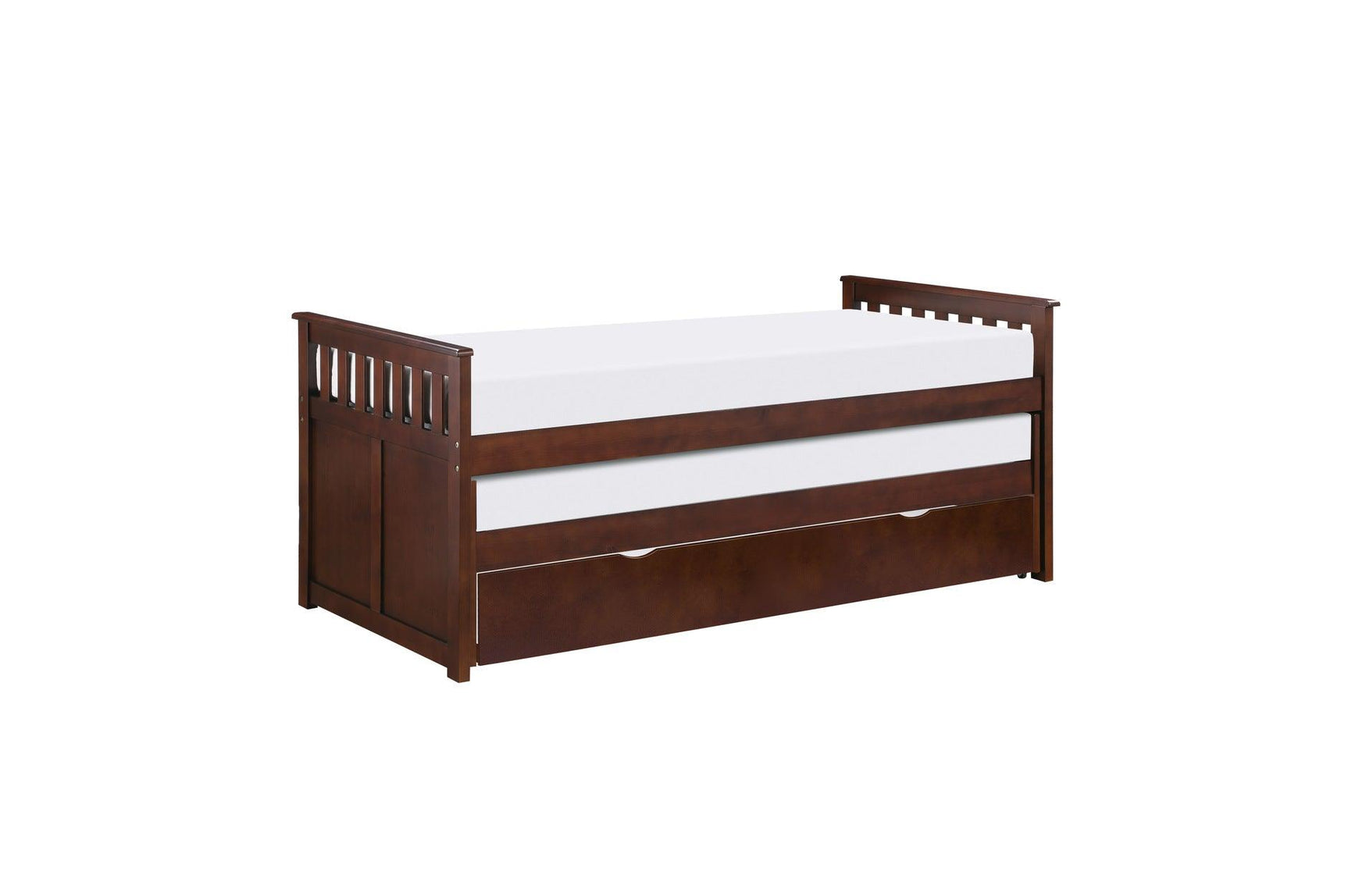 Rowe Dark Cherry dresser and mirror detail