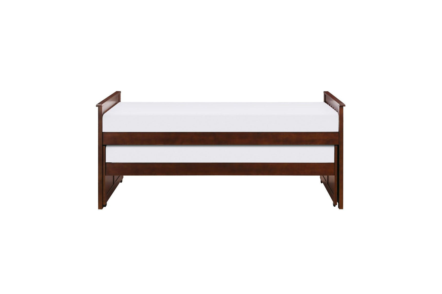 Rowe Dark Cherry chest with drawers close-up