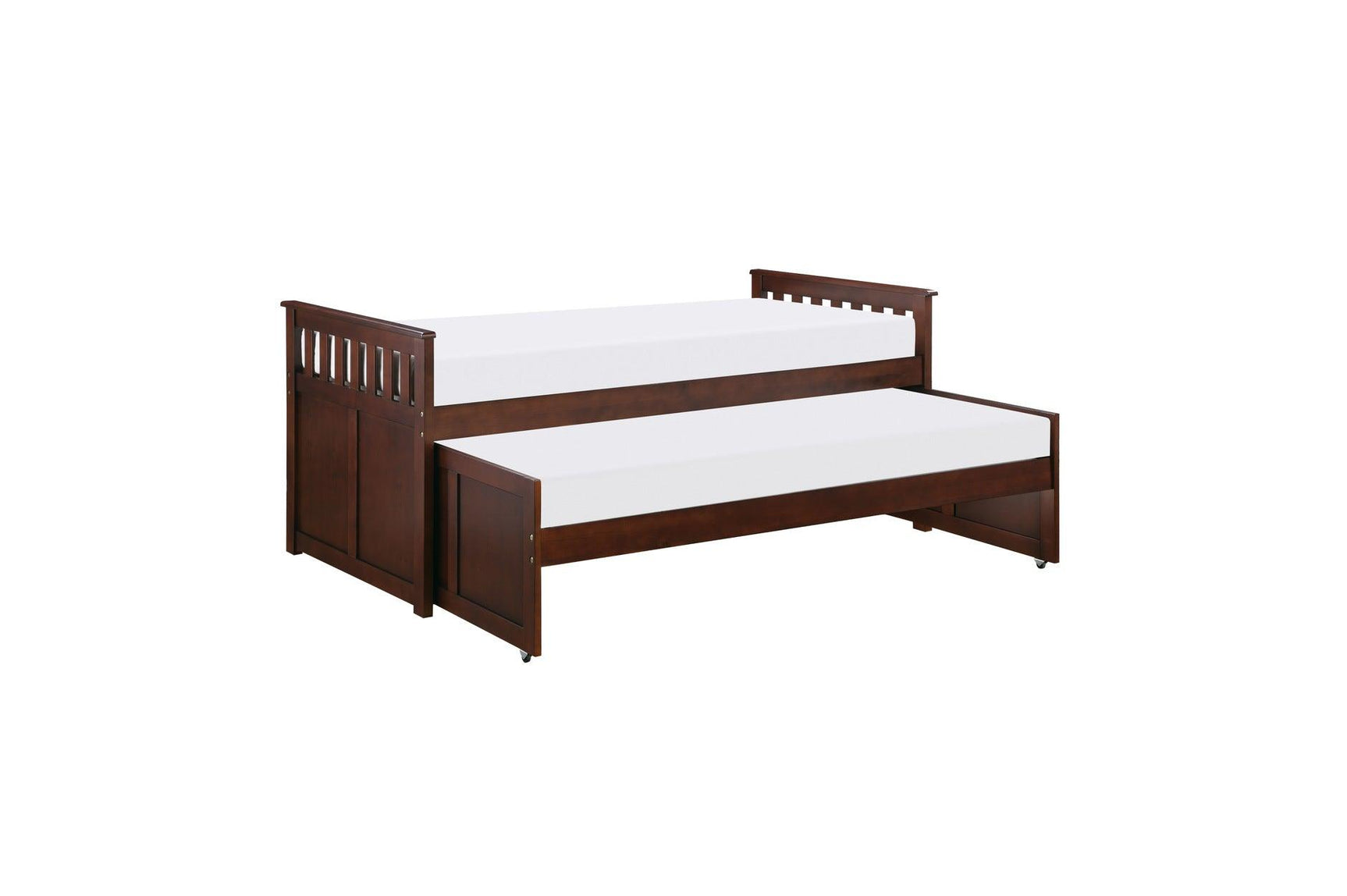 Rowe Dark Cherry bunk bed profile side view