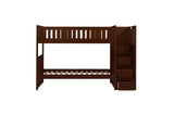 Rowe Dark Cherry Youth Bedroom Set open storage drawers