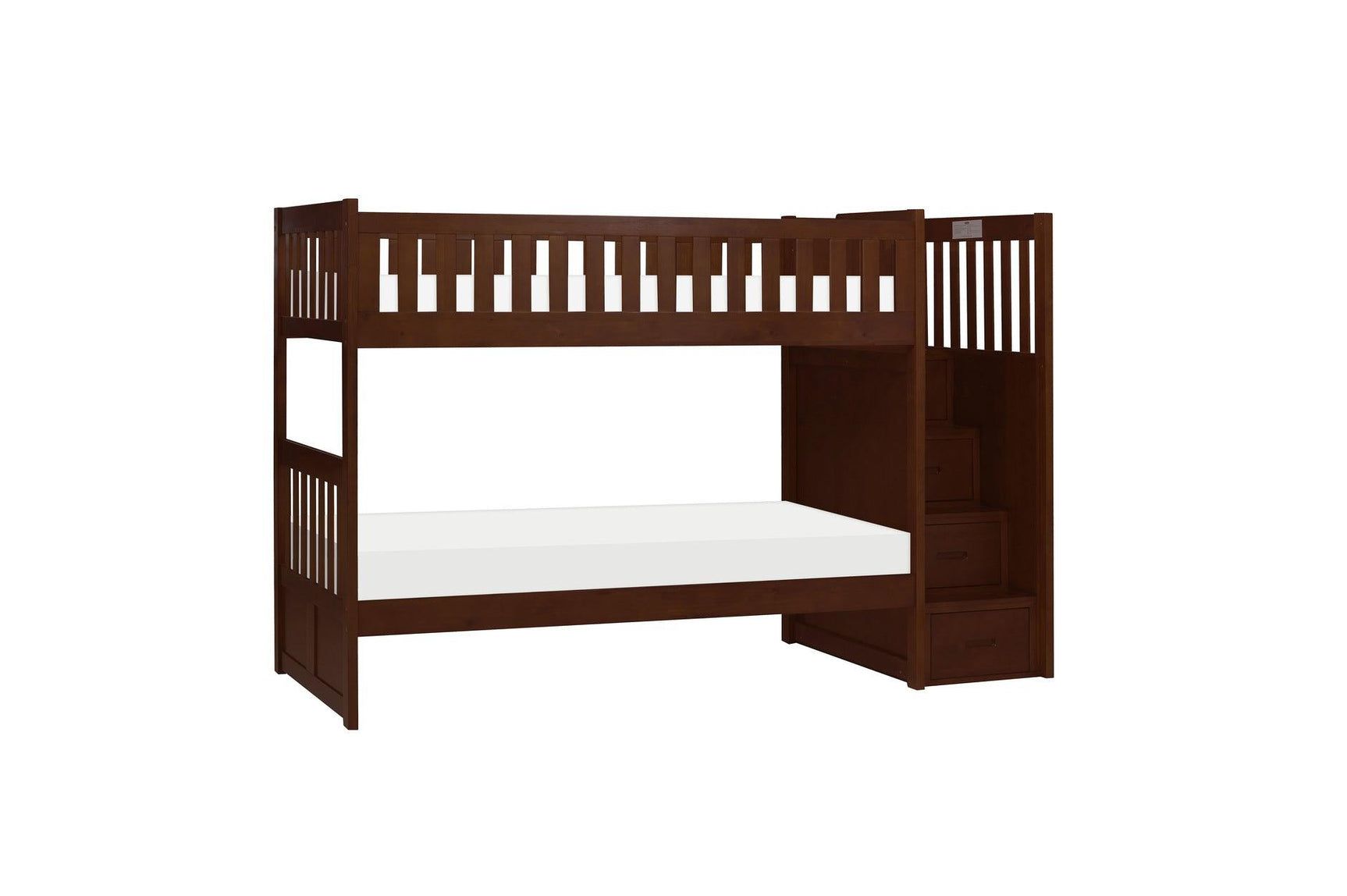 Rowe Twin Over Twin bed side angle