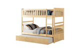 Bartly Natural Pine Youth Bunk Set full room view