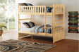 Bartly Natural Pine Youth Bunk Bedroom Set front view