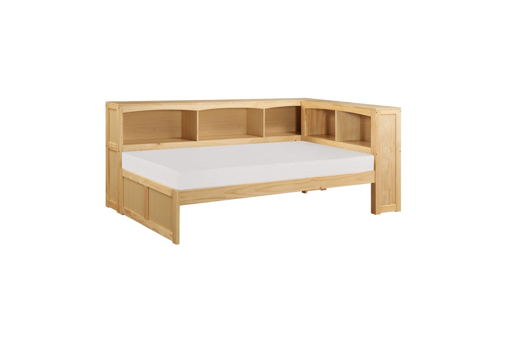 Bartly bedroom set side perspective with dresser and bed