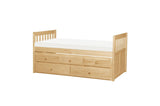 Storage Trundle Opened under Twin Bed