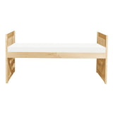 Bartly Natural Pine Twin Panel Bed front close-up
