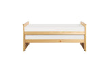 Bartly Twin Bed with natural pine finish