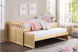Bartly Natural Pine Twin Youth Storage Bedroom Set front view