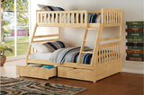Bartly natural pine dresser and mirror set
