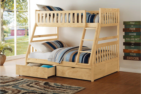 Bartly natural pine dresser and mirror set