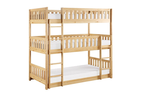 Side angle of Bartly youth bedroom dresser and mirror