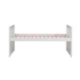 Galen White Modern Transitional Wood And Engineered Wood Twin/twin Trundle Bed - Ella Furniture