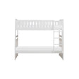 Galen White Modern Transitional Wood And Engineered Wood Twin/twin Bunk Bed - Ella Furniture