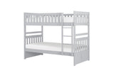 Orion Gray Youth Twin Over Twin Bedroom Set close-up of bunk bed frame