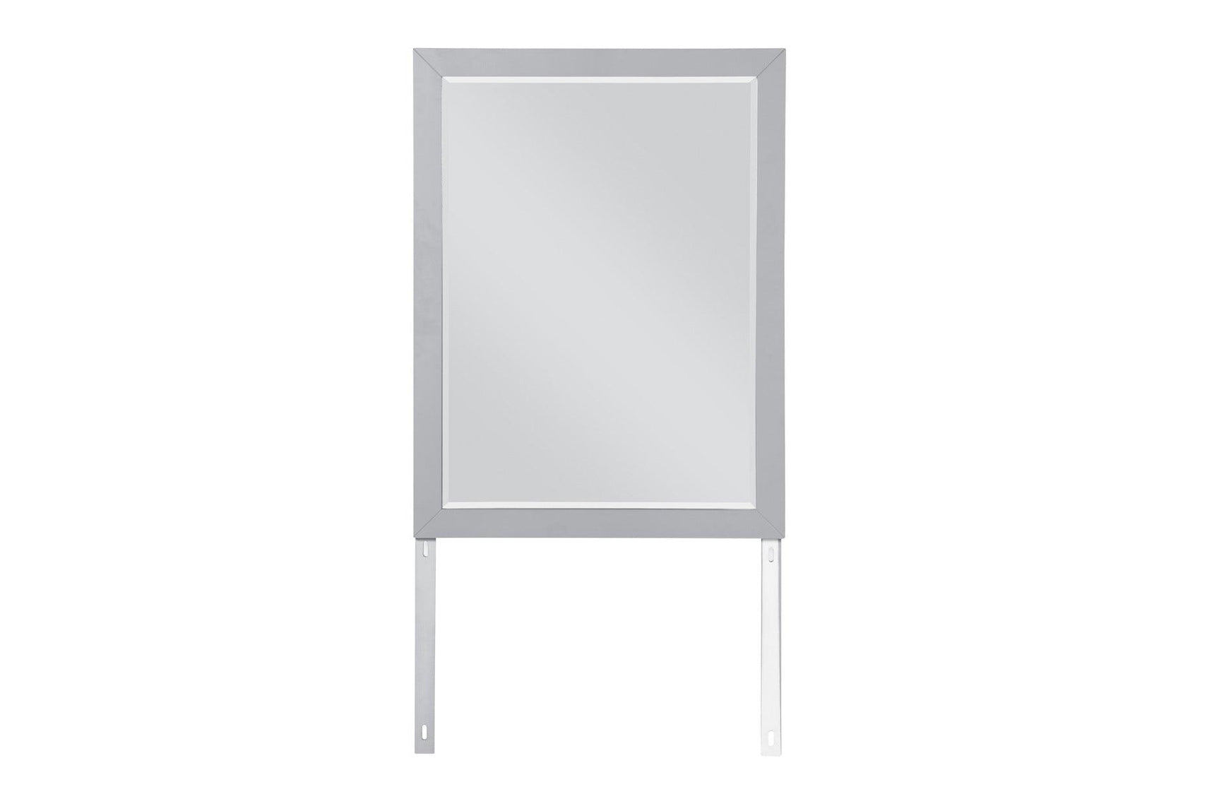 Orion Gray Nightstand front view