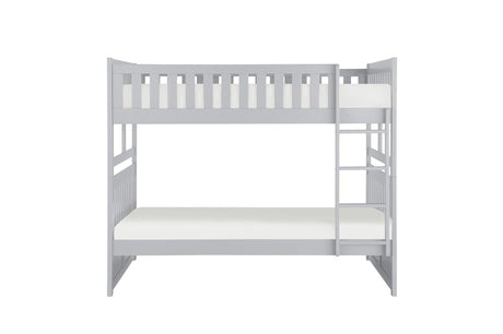 Orion Gray nightstand with two drawers