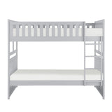 Orion Gray Full Over Full Bunk Bed front view