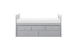 Orion Gray Storage Bed side angle