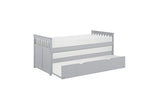 Orion twin-over-twin bed showcasing sturdy frame and design