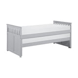 Orion Gray Twin Over Twin Youth Daybed side view
