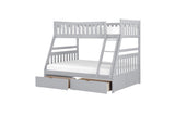 Orion Gray Bedroom Set angled view