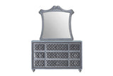 Top view of Cameo Dresser surface with tempered glass