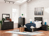 Lifestyle room setting with Hollivern storage bed