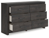 Hollivern Dark Gray Dresser