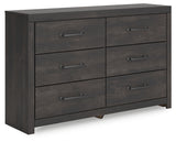 Hollivern Dark Gray Dresser