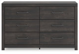 Hollivern Dark Gray Dresser