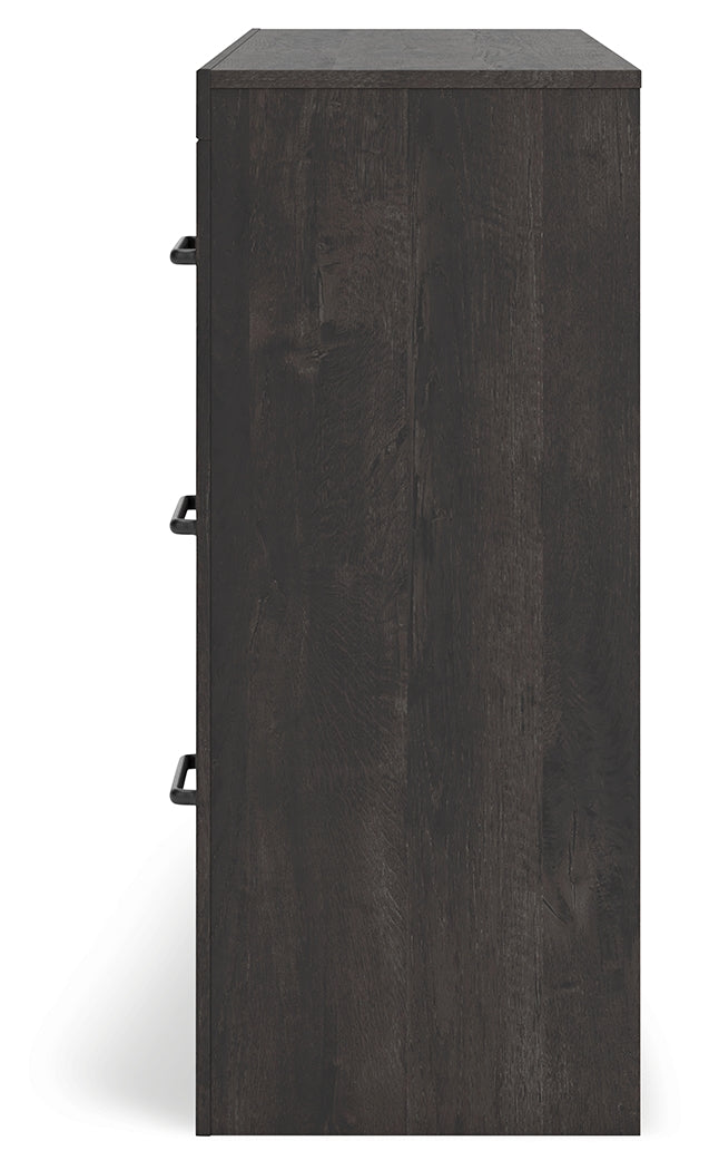 Hollivern Dark Gray Dresser