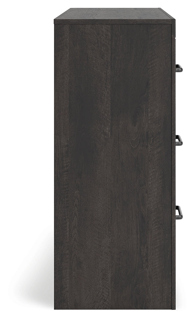 Hollivern Dark Gray Dresser
