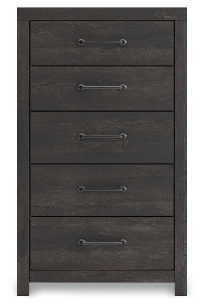 Hollivern chest of drawers head-on view