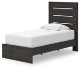 Hollivern Twin Storage Bed headboard close-up