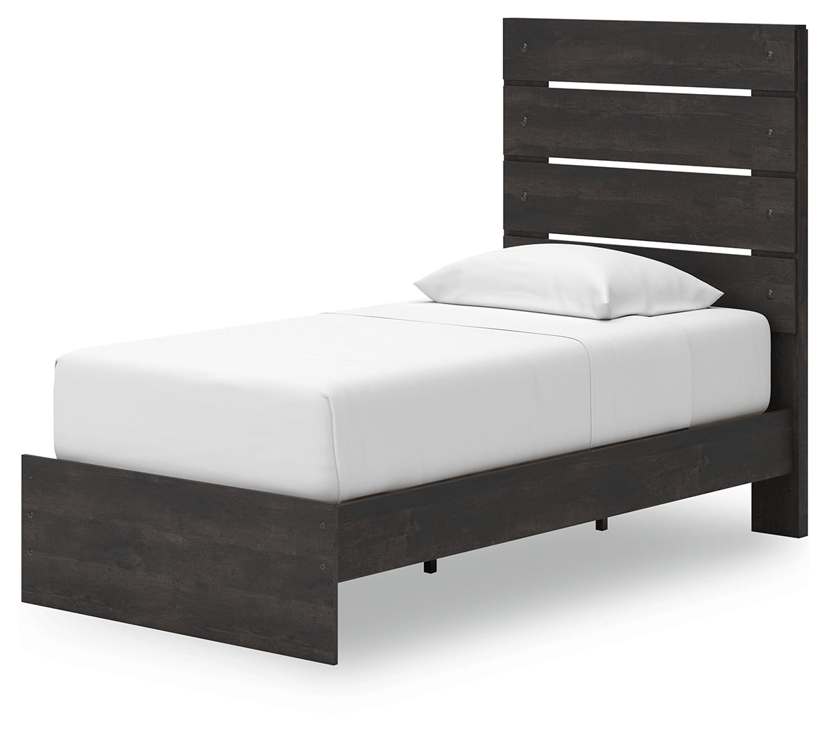 Hollivern Twin Storage Bed headboard close-up