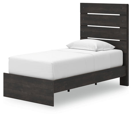 Hollivern Twin Storage Bed headboard close-up