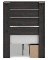 Hollivern Twin Bed side alternate angle