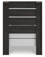 Hollivern Twin Panel Bed left side angle