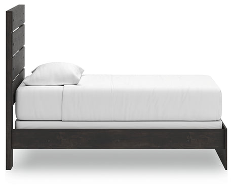 Hollivern Twin Panel Bed headboard detail