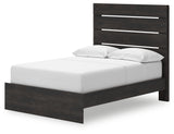 Storage cubbies under Hollivern bed with baskets