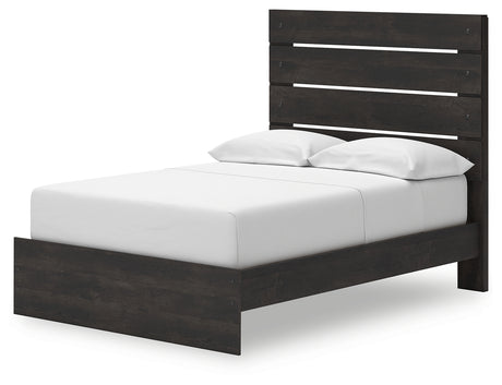 Storage cubbies under Hollivern bed with baskets