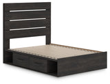 Headboard detail of Hollivern Full Panel Bed