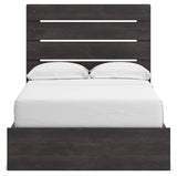 Back angle of Hollivern Full Panel Storage Bed